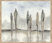 Stance - 48" x 72" Painting By Buddy Whitlock - Light Blue - JaxCo Furniture