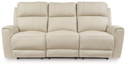 Dahlmoore - Almond - Power Reclining Sofa - JaxCo Furniture
