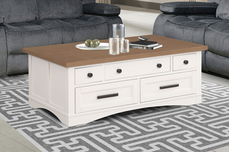 Americana Modern - Cocktail Table With Lift Top - Cotton - JaxCo Furniture