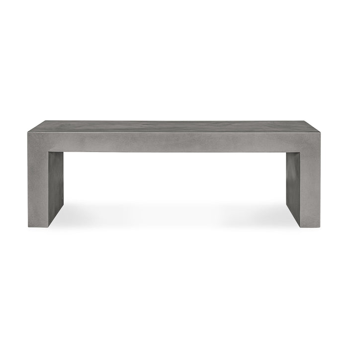 Lazarus - Outdoor Bench - Gray - JaxCo Furniture