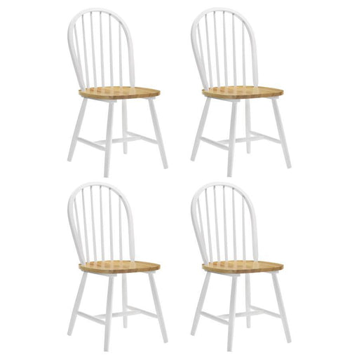 Cinder - Wood Dining Side Chair (Set of 4) - White - JaxCo Furniture