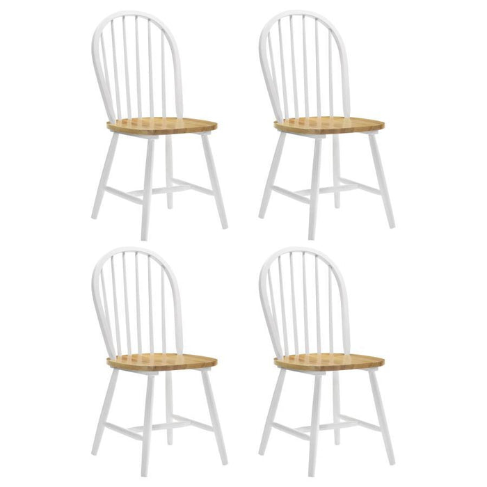 Cinder - Wood Dining Side Chair (Set of 4) - White - JaxCo Furniture