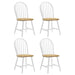 Cinder - Wood Dining Side Chair (Set of 4) - White - JaxCo Furniture