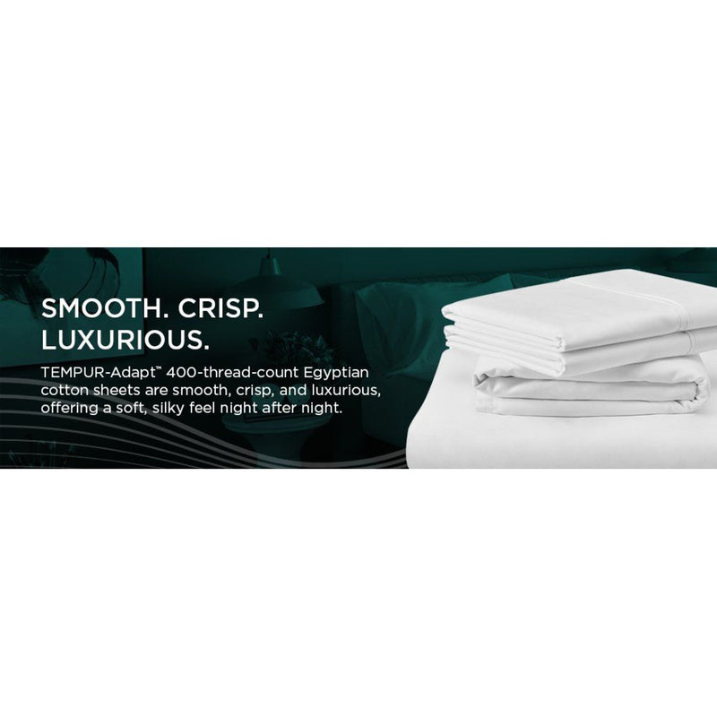 Tempur-Adapt - Tempur-Adapt Luxe Egyptian Cotton Sheets - Graphite - JaxCo Furniture