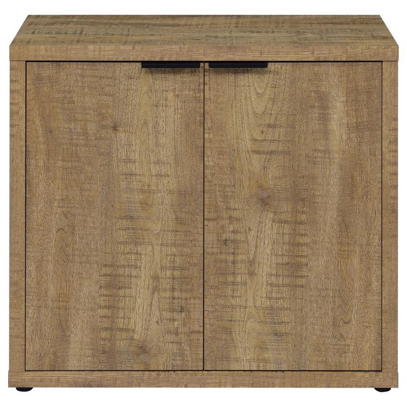 Pepita - 2 Door Engineered Wood Accent Cabinet - Mango Brown - JaxCo Furniture