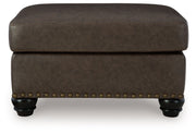 Roxmere - Umber - Ottoman - JaxCo Furniture