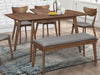 Alfredo - Extension Leaf Dining Table - Natural Walnut - JaxCo Furniture