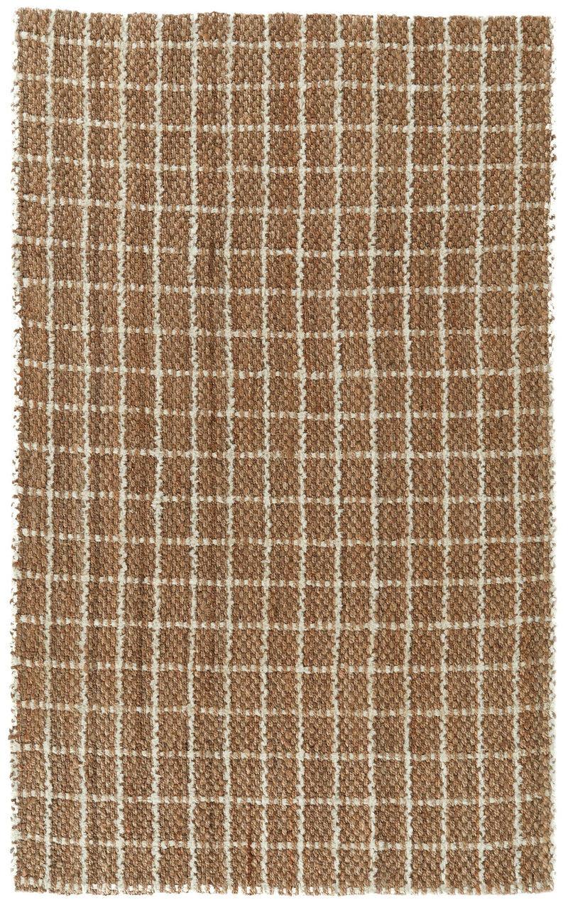 Serene - Windowpane Chenille Area Rug - JaxCo Furniture