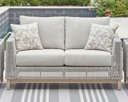 Seton Creek - Gray - Loveseat With Cushion - JaxCo Furniture