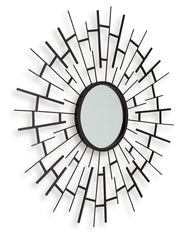 Garrenworth - Black - Accent Mirror - JaxCo Furniture