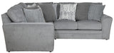 Glacier - 2 Piece Sectional With 9 Included Accent Pillows - JaxCo Furniture