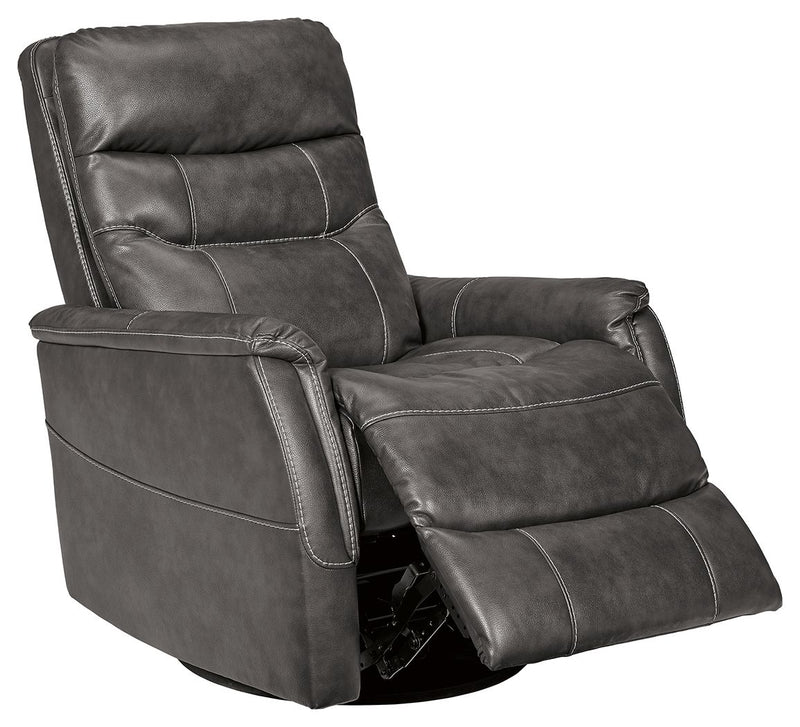 Riptyme - Quarry - Swivel Glider Recliner - JaxCo Furniture