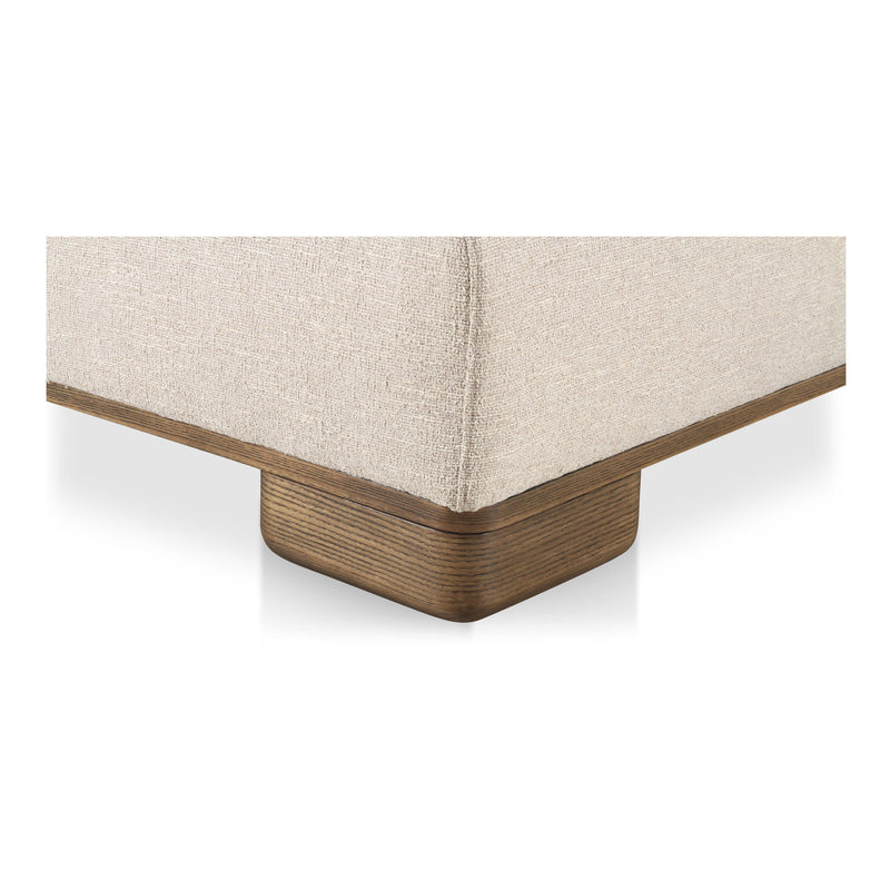 June - Ottoman - Oatmeal - JaxCo Furniture