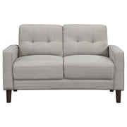Bowen - Upholstered Track Arm Tufted Loveseat - JaxCo Furniture