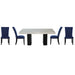 Camila - Rectangular Dining Set - White Top - JaxCo Furniture