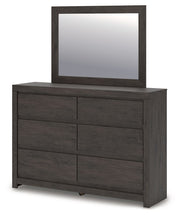 Fraluna - Charcoal - Dresser And Mirror - JaxCo Furniture