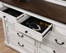 Hillcrest - 9-Drawer Dresser - Distressed White - JaxCo Furniture