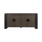 Deaven - 4 Door Buffet - Toasted Brown - JaxCo Furniture