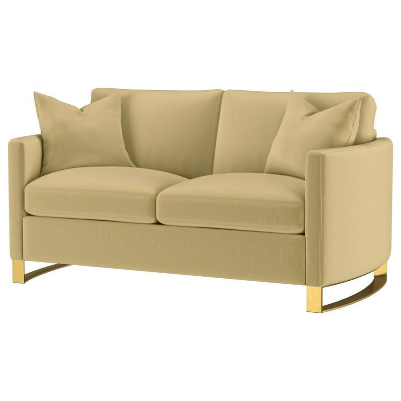 Corliss - Upholstered Arched Arm Loveseat - JaxCo Furniture
