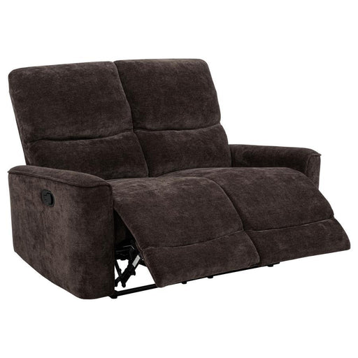 Navarro - Chenille Upholstered Reclining Loveseat - JaxCo Furniture