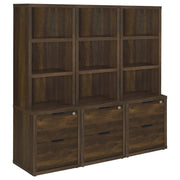 Westpark - 3 Piece Wall Unit Bookcase Set With USB - JaxCo Furniture