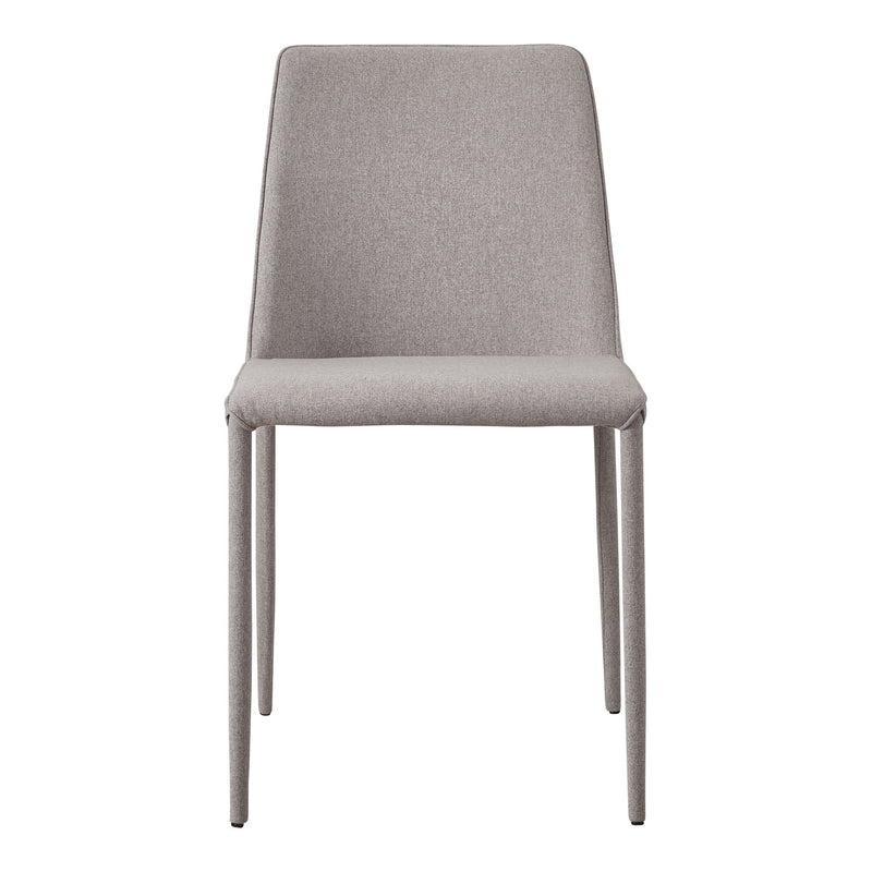 Nora - Fabric Dining Chair (Set of 2) - Light Gray - JaxCo Furniture