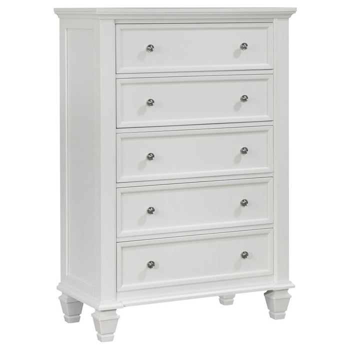 Sandy Beach - 5-drawer Chest - JaxCo Furniture