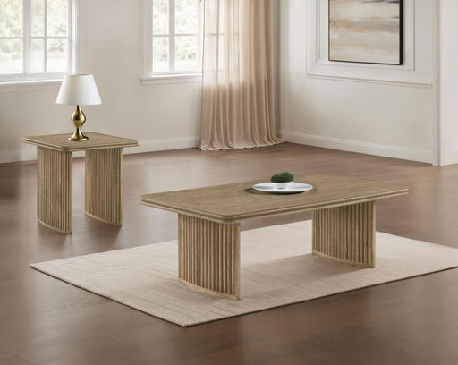 Adina - Wood Coffee Table Set - JaxCo Furniture