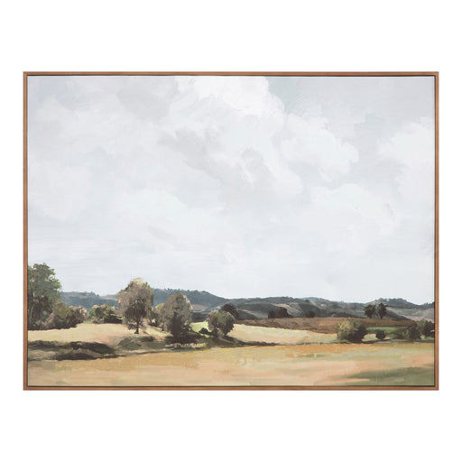 Vast Country - Framed Painting - White - JaxCo Furniture