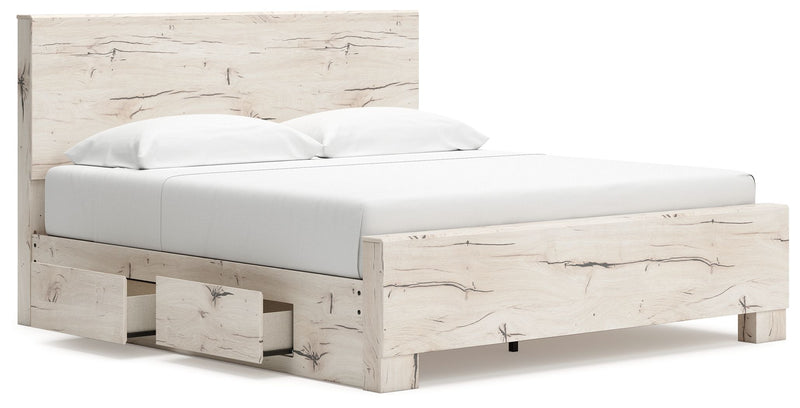 Lawroy - Panel Bed With Storage - JaxCo Furniture
