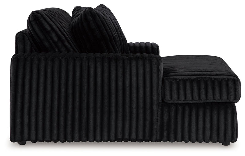 Midnight-Madness - Oversized Chaise - JaxCo Furniture