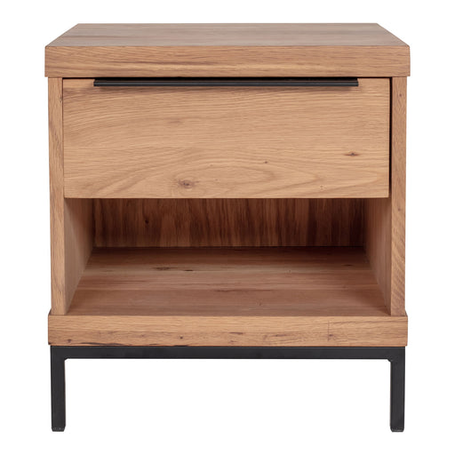 Montego - One Drawer Nightstand - Natural - JaxCo Furniture