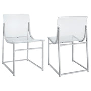 Adino - Acrylic Dining Side Chair (Set of 2) - JaxCo Furniture