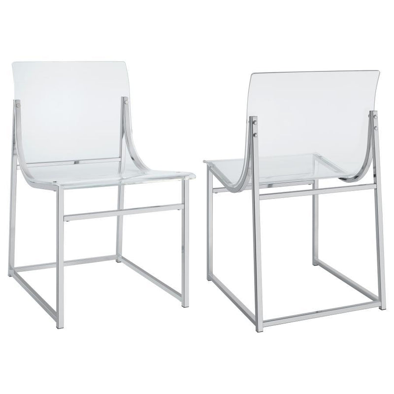 Adino - Acrylic Dining Side Chair (Set of 2) - JaxCo Furniture