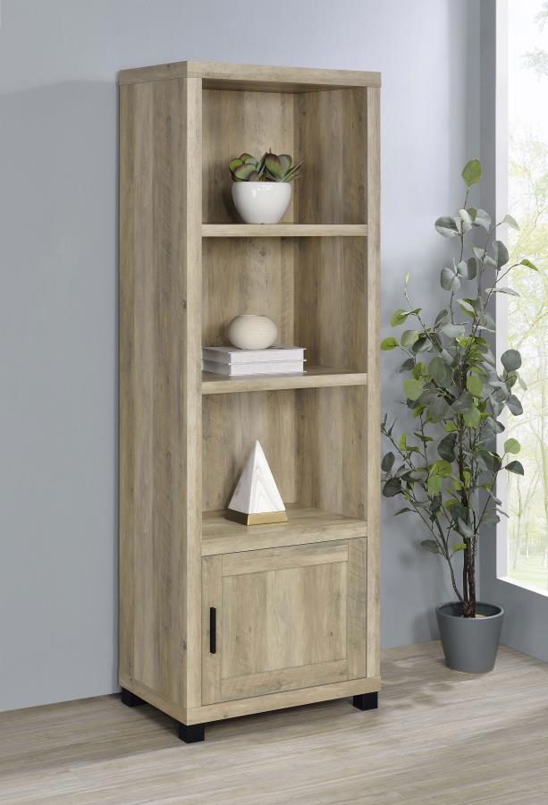 Sachin - 3-Shelf Engineered Wood Media Tower - JaxCo Furniture