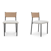 Foley - Dining Chair (Set of 2) - White - JaxCo Furniture