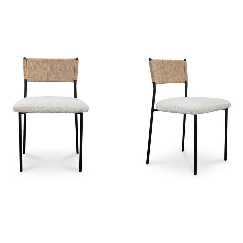Foley - Dining Chair (Set of 2) - White - JaxCo Furniture