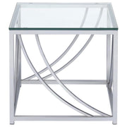 Lille - Glass Top Coffee And End Table Set - JaxCo Furniture