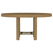 Arini - 60" Round Wood Dining Room Table - Sand Wash - JaxCo Furniture