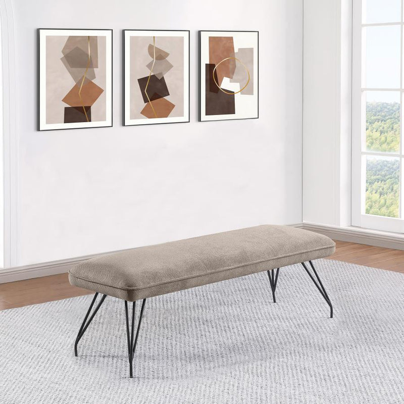 Dodson - Fabric Upholstered Dining Bench - JaxCo Furniture
