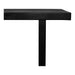 Jedrik - Outdoor Dining Table Large - Black - Concrete - JaxCo Furniture