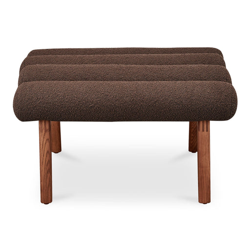 Arlo - Stool Performance Fabric - Dark Brown - JaxCo Furniture