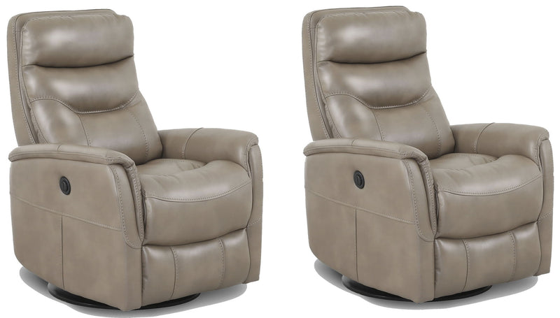 Gemini - Power Swivel Glider Recliner (Set of 2) - JaxCo Furniture