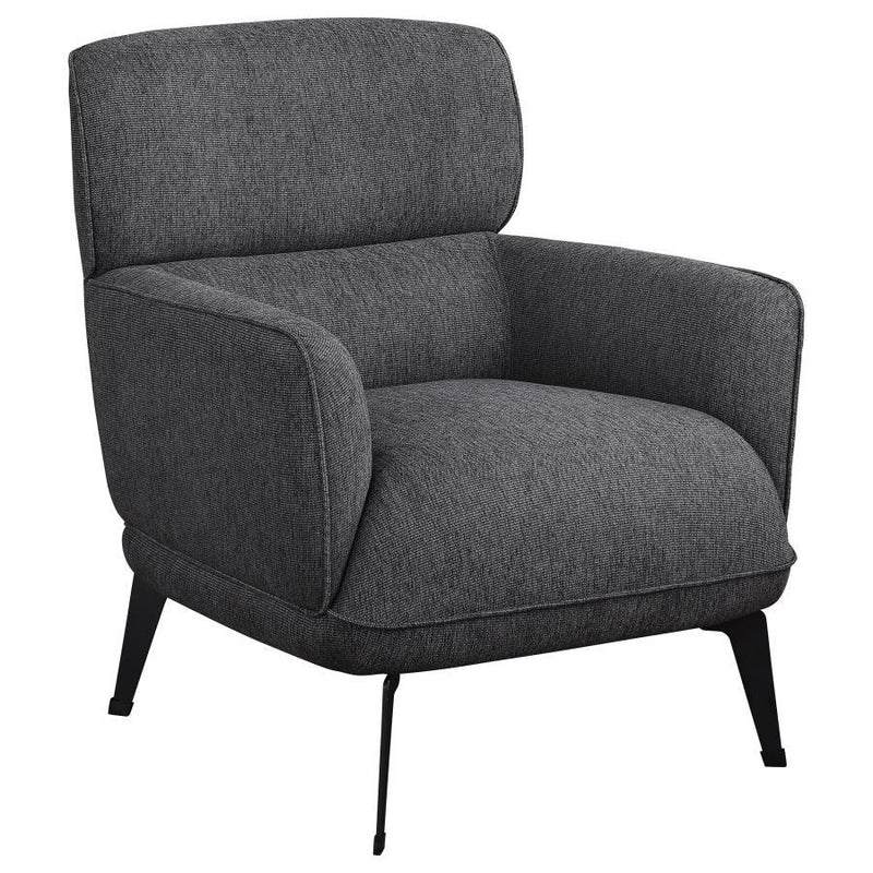 Andrea - Upholstered Crecent Arm Accent Chair - JaxCo Furniture