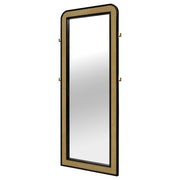 Arini - Cane Weave Full Length Standing Floor Mirror - JaxCo Furniture