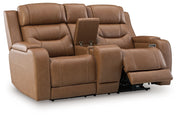 Knightington - Power Reclining Loveseat With Audio Seating - JaxCo Furniture