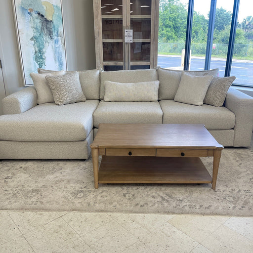 7004S3 Hogan Cotton Sectional - JaxCo Furniture